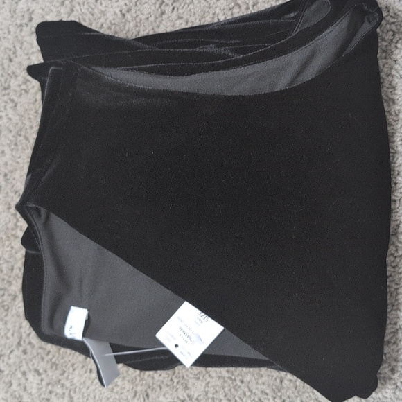 NWT WHBM White House Black Market Surplice Velvet Knee Length Strapless Dress - Picture 14 of 15